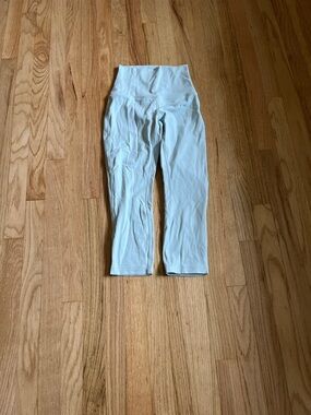 lululemon athletica Light Blue High-Waist Cropped Leggings